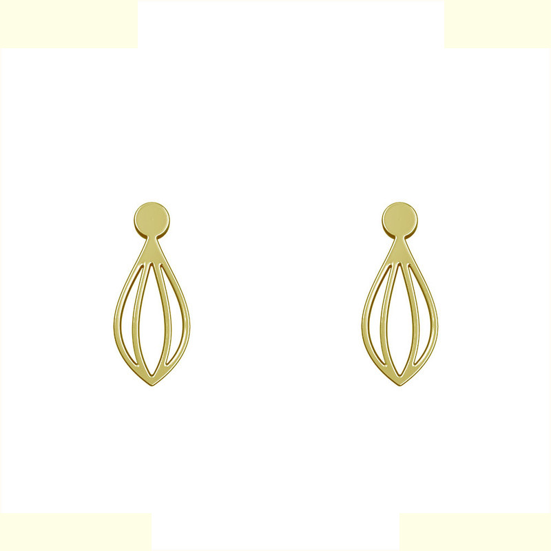 گوشواره طلا 18 عیار زنانه مدوپد مدل اشک کد GA1-10836 گوشواره طلا 18 عیار زنانه مدوپد مدل اشک کد GA1-10836