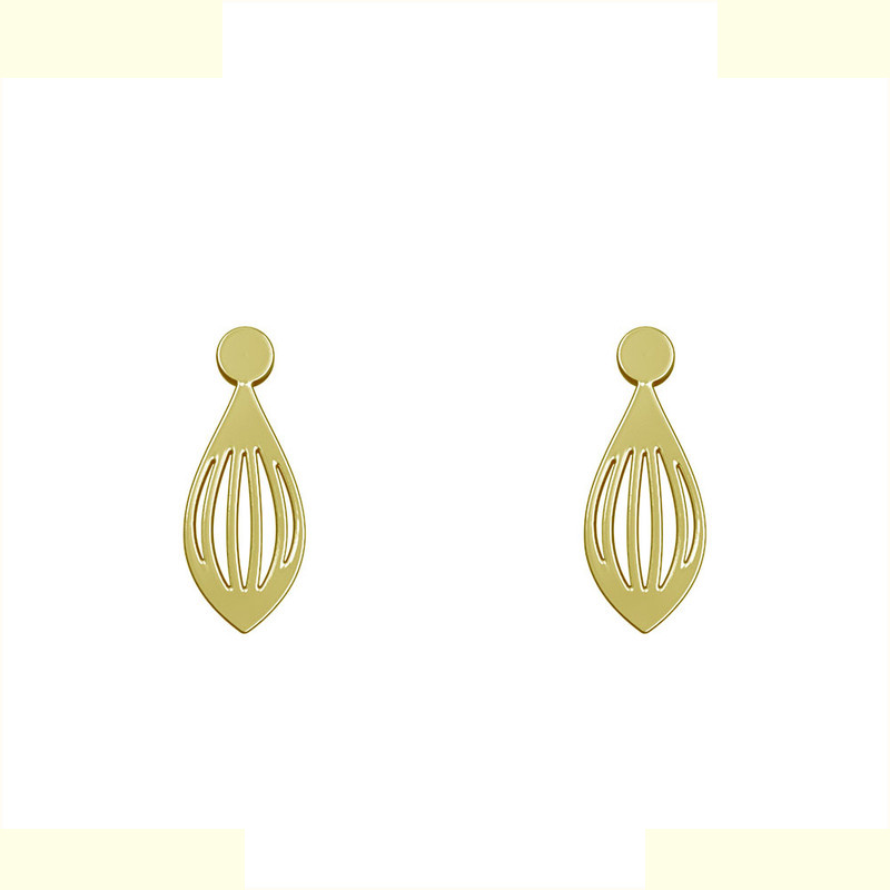 گوشواره طلا 18 عیار زنانه مدوپد مدل اشک کد GA1-10838 گوشواره طلا 18 عیار زنانه مدوپد مدل اشک کد GA1-10838