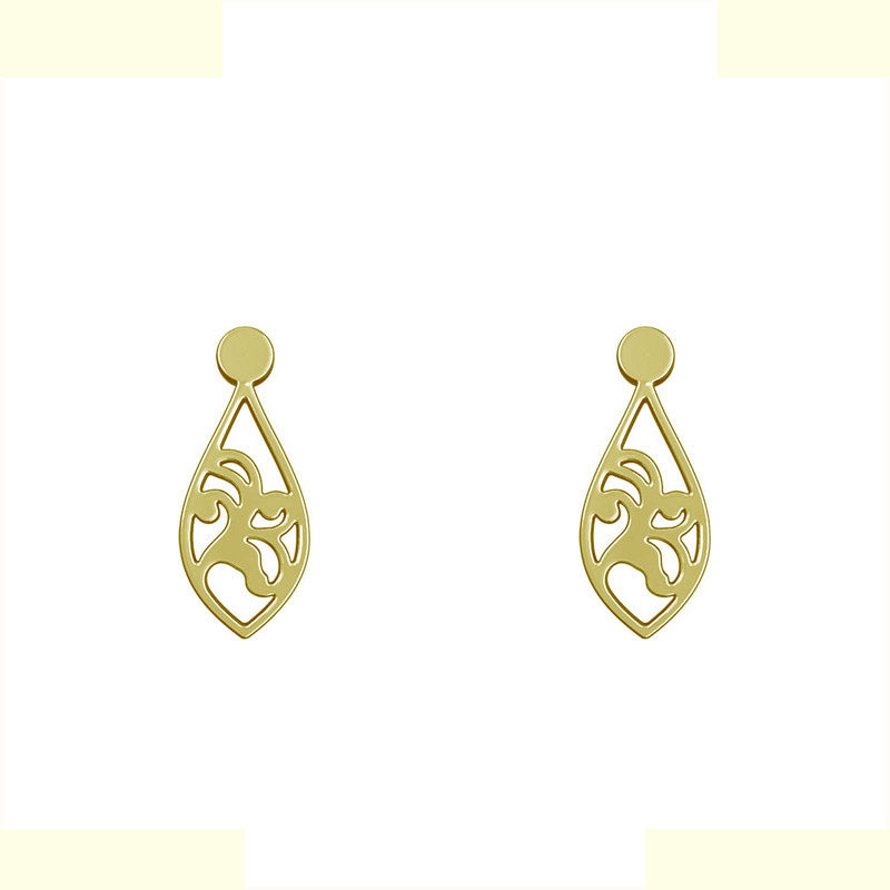 گوشواره طلا 18 عیار زنانه مدوپد مدل اشک کد GA1-10846 گوشواره طلا 18 عیار زنانه مدوپد مدل اشک کد GA1-10846