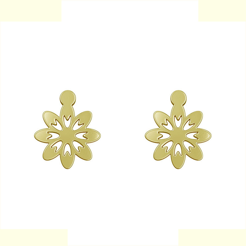 گوشواره طلا 18 عیار زنانه مدوپد مدل گل کد GA1-10862 گوشواره طلا 18 عیار زنانه مدوپد مدل گل کد GA1-10862