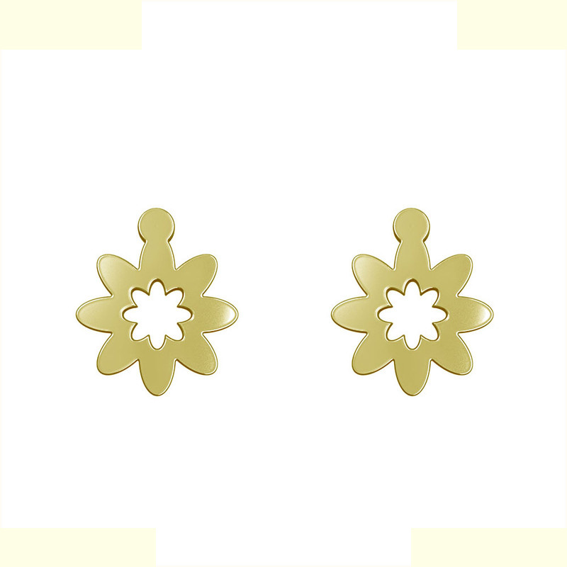 گوشواره طلا 18 عیار زنانه مدوپد مدل گل کد GA1-10913 گوشواره طلا 18 عیار زنانه مدوپد مدل گل کد GA1-10913