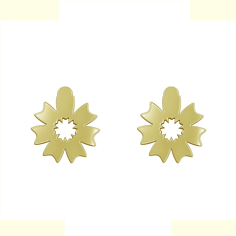 گوشواره طلا 18 عیار زنانه مدوپد مدل گل کد GA1-10914 گوشواره طلا 18 عیار زنانه مدوپد مدل گل کد GA1-10914