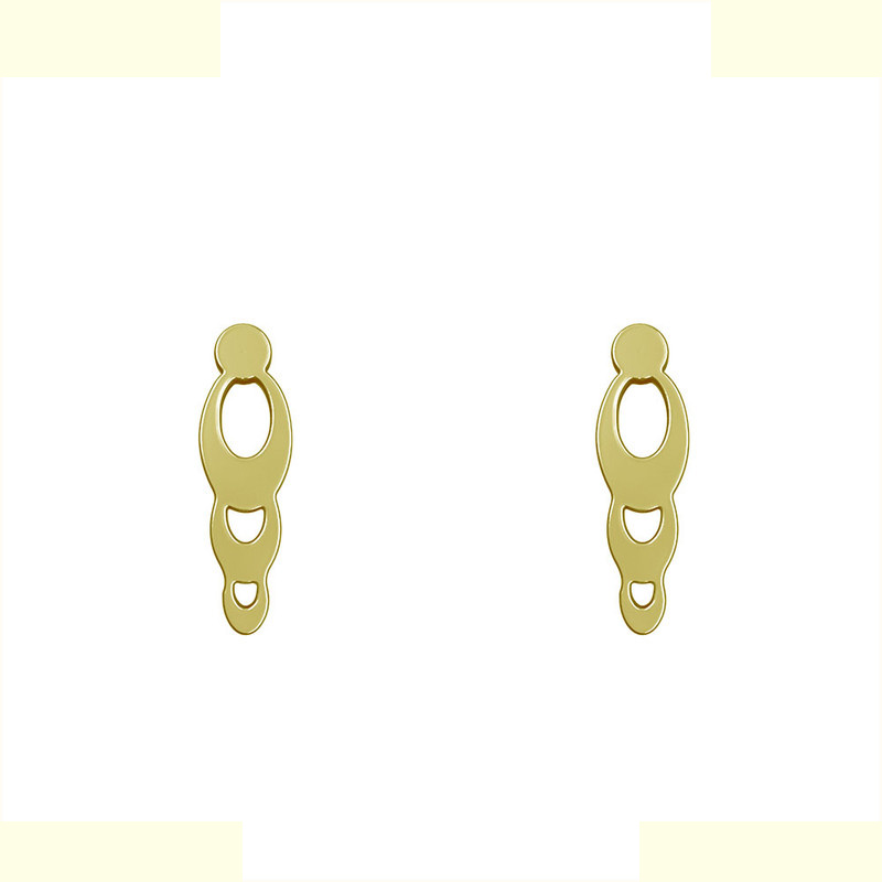 گوشواره طلا 18 عیار زنانه مدوپد مدل هندسی کد GA1-10916 گوشواره طلا 18 عیار زنانه مدوپد مدل هندسی کد GA1-10916