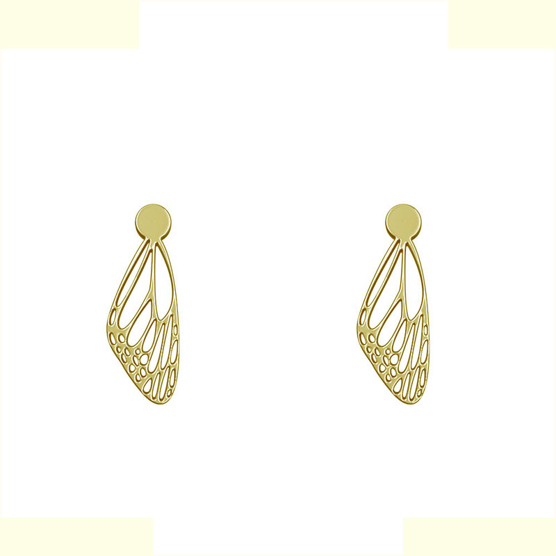 گوشواره طلا 18 عیار زنانه مدوپد مدل پر پروانه کد GA1-10967 گوشواره طلا 18 عیار زنانه مدوپد مدل پر پروانه کد GA1-10967