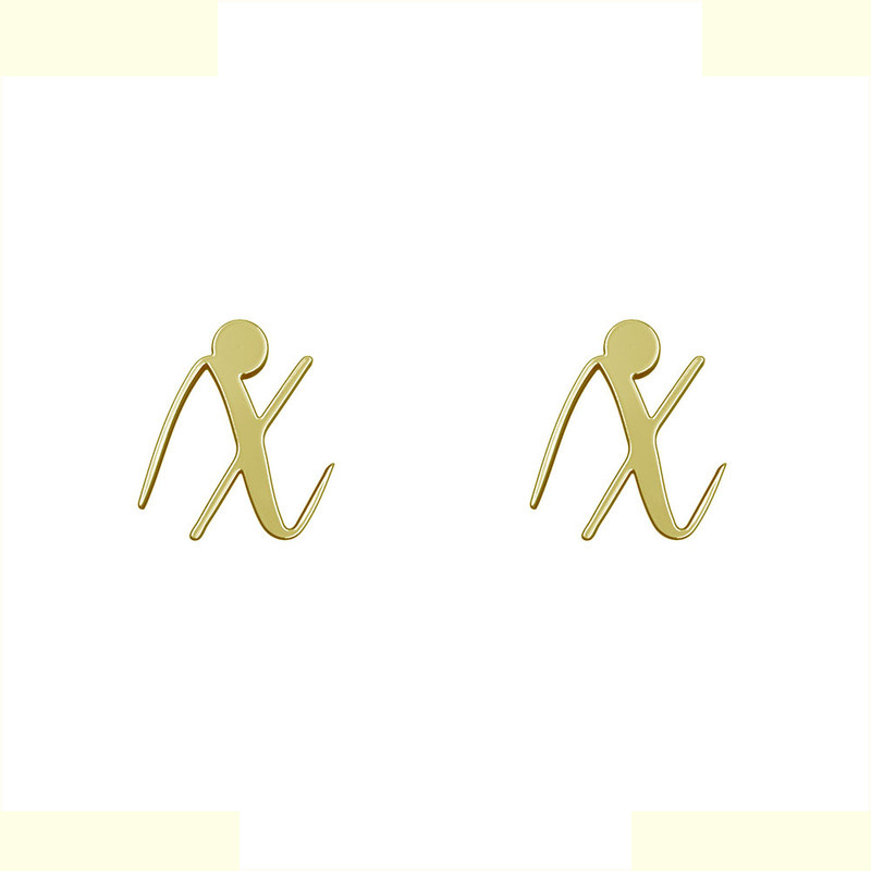 گوشواره طلا 18 عیار زنانه مدوپد مدل حرف x کد GA1-10978 گوشواره طلا 18 عیار زنانه مدوپد مدل حرف x کد GA1-10978