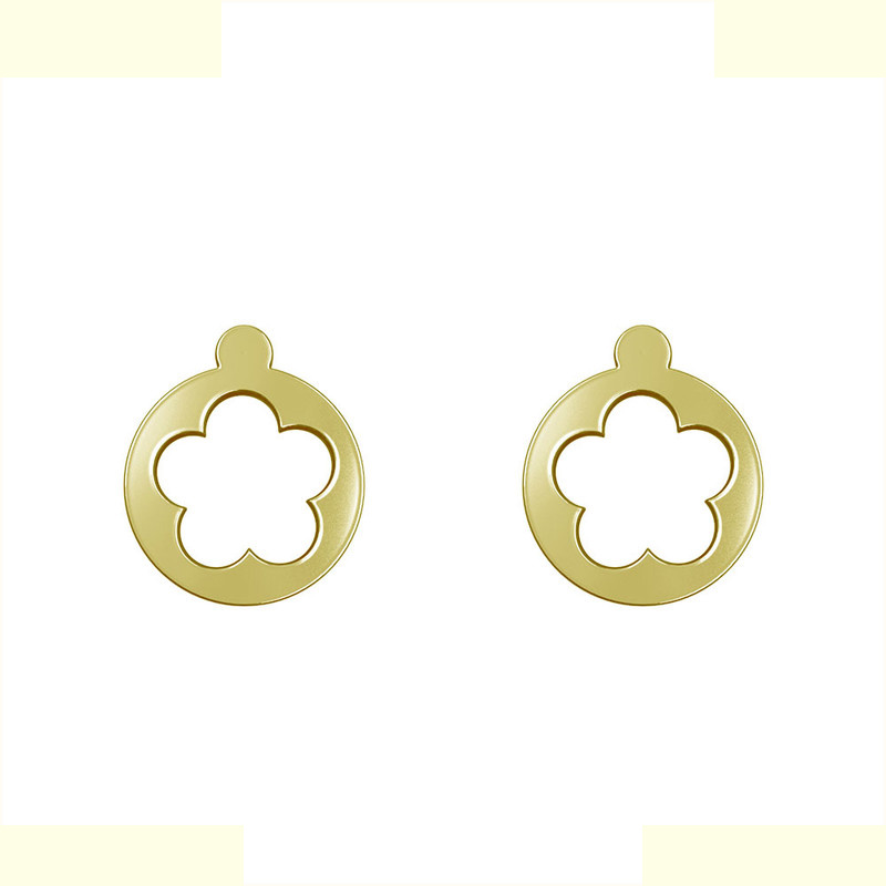 گوشواره طلا 18 عیار زنانه مدوپد مدل گل کد GA1-11004 گوشواره طلا 18 عیار زنانه مدوپد مدل گل کد GA1-11004