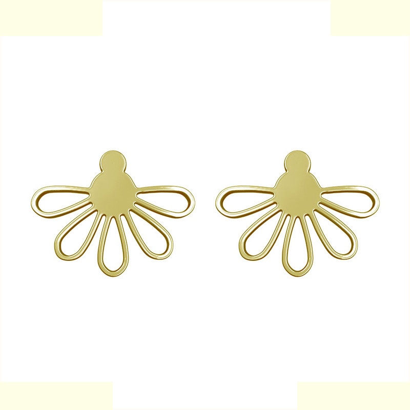 گوشواره طلا 18 عیار زنانه مدوپد مدل گل کد GA1-11022 گوشواره طلا 18 عیار زنانه مدوپد مدل گل کد GA1-11022