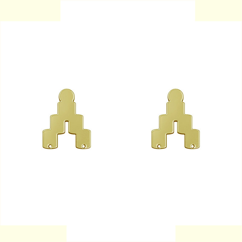 گوشواره طلا 18 عیار زنانه مدوپد مدل هندسی کد GA1-11057 گوشواره طلا 18 عیار زنانه مدوپد مدل هندسی کد GA1-11057