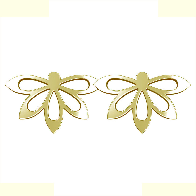 گوشواره طلا 18 عیار زنانه مدوپد مدل گل کد GA1-11068 گوشواره طلا 18 عیار زنانه مدوپد مدل گل کد GA1-11068