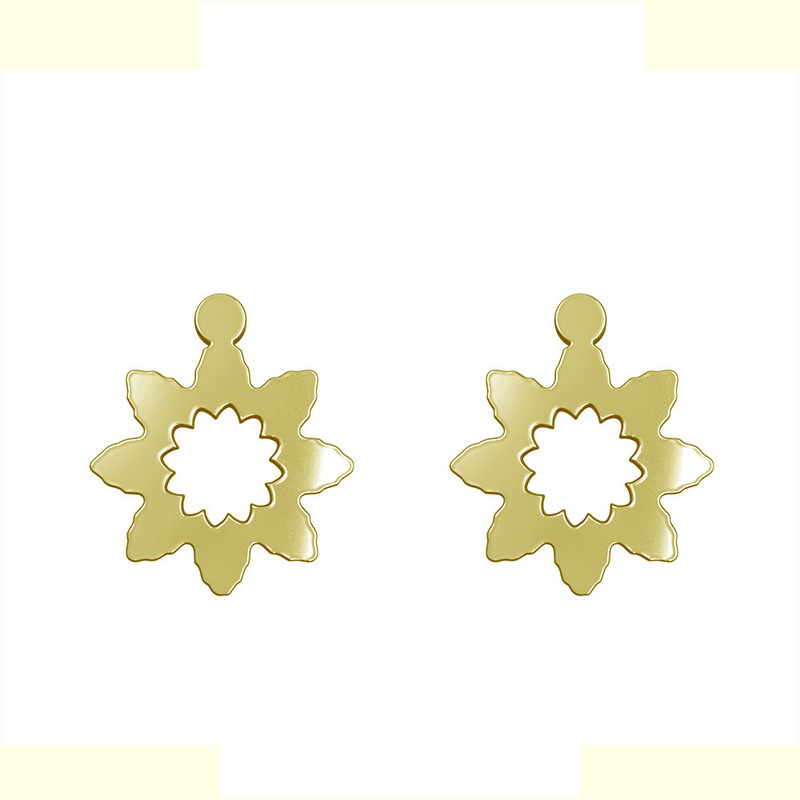 گوشواره طلا 18 عیار زنانه مدوپد مدل گل کد GA1-11079 گوشواره طلا 18 عیار زنانه مدوپد مدل گل کد GA1-11079