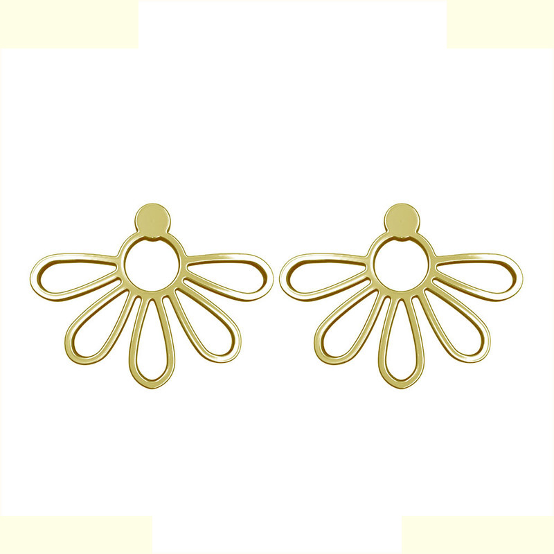 گوشواره طلا 18 عیار زنانه مدوپد مدل گل کد GA1-11081 گوشواره طلا 18 عیار زنانه مدوپد مدل گل کد GA1-11081