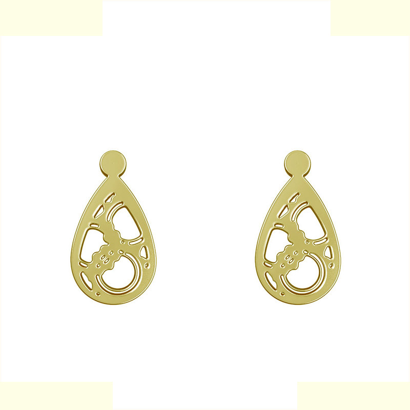 گوشواره طلا 18 عیار زنانه مدوپد مدل اشک کد GA1-11087 گوشواره طلا 18 عیار زنانه مدوپد مدل اشک کد GA1-11087