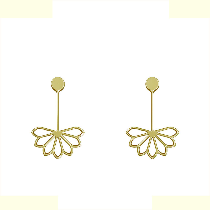 گوشواره طلا 18 عیار زنانه مدوپد مدل گل کد GA1-11093 گوشواره طلا 18 عیار زنانه مدوپد مدل گل کد GA1-11093