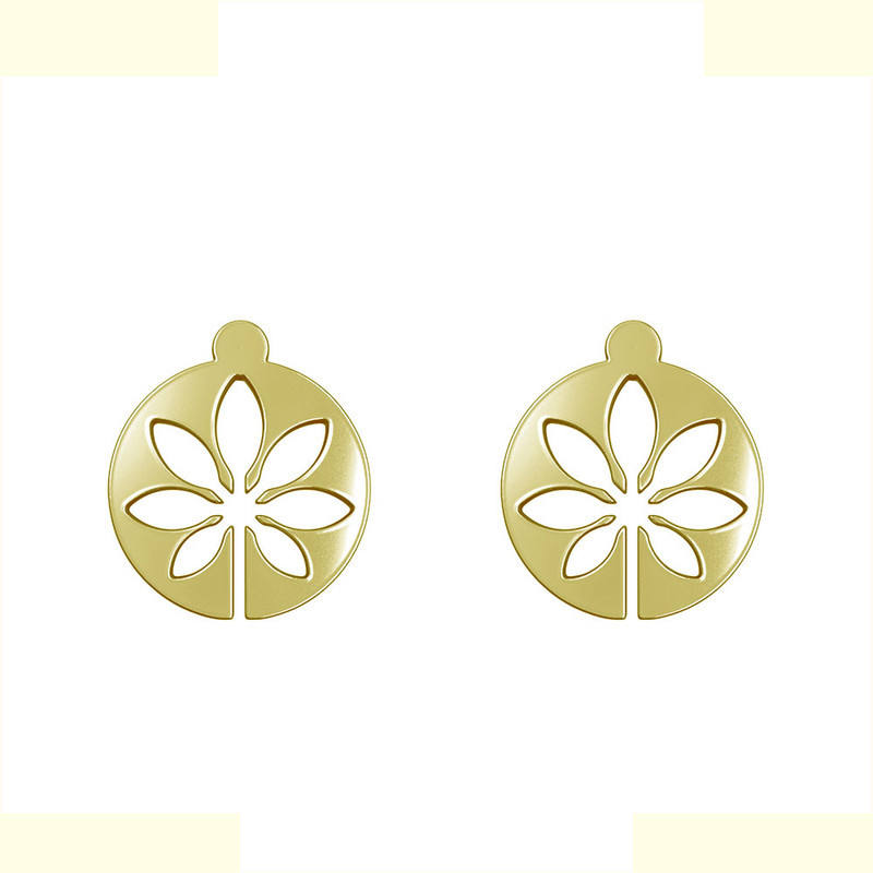 گوشواره طلا 18 عیار زنانه مدوپد مدل گل کد GA1-11095 گوشواره طلا 18 عیار زنانه مدوپد مدل گل کد GA1-11095