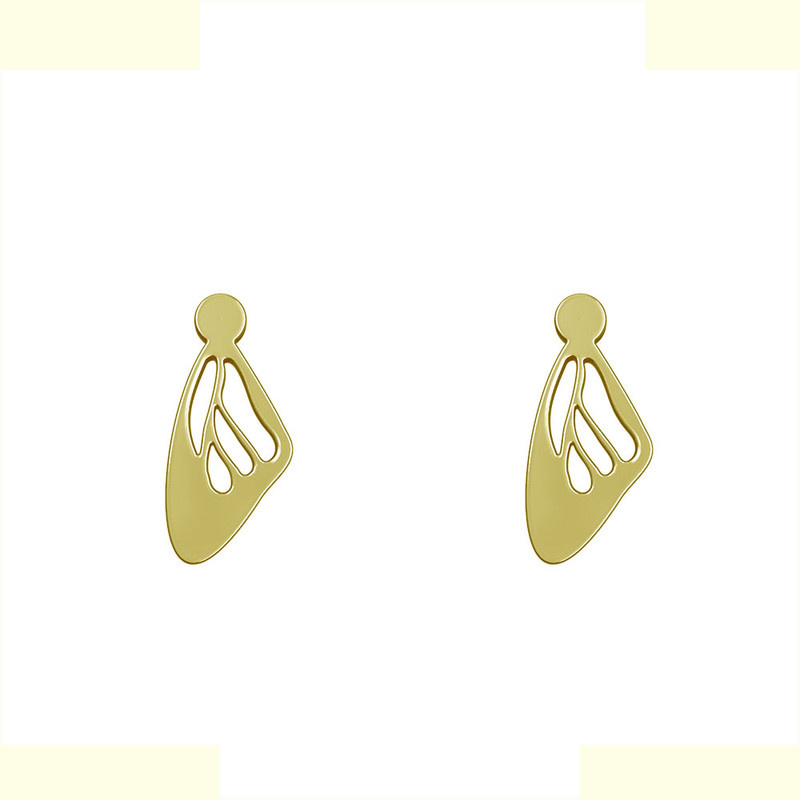 گوشواره طلا 18 عیار زنانه مدوپد مدل بال پروانه کد GA1-11102 گوشواره طلا 18 عیار زنانه مدوپد مدل بال پروانه کد GA1-11102