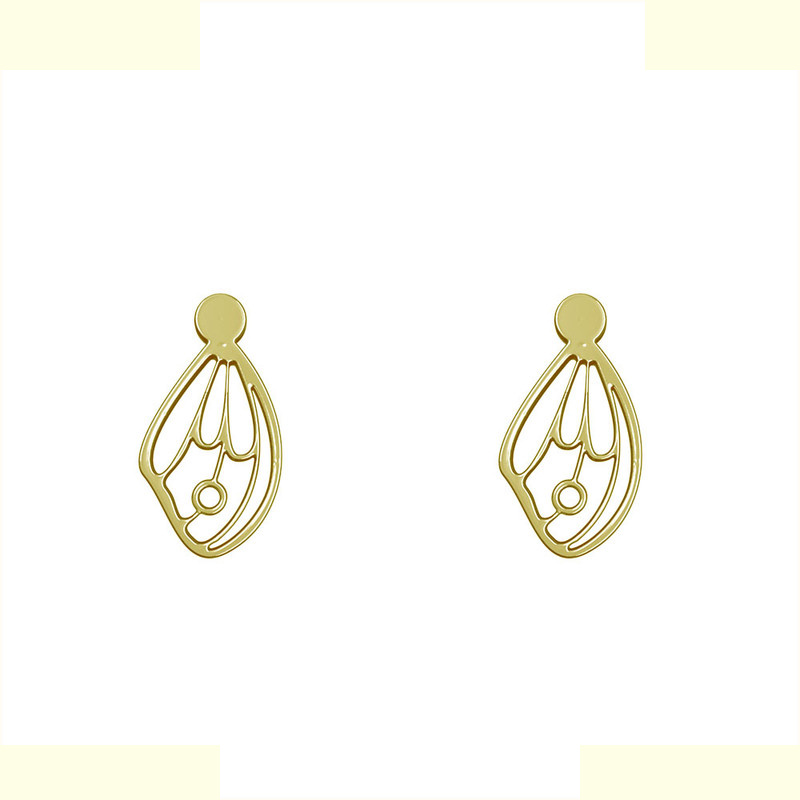 گوشواره طلا 18 عیار زنانه مدوپد مدل بال پروانه کد GA1-11111 گوشواره طلا 18 عیار زنانه مدوپد مدل بال پروانه کد GA1-11111