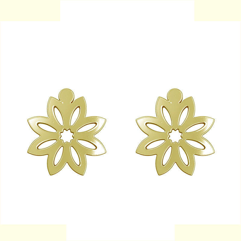 گوشواره طلا 18 عیار زنانه مدوپد مدل گل کد GA1-11127 گوشواره طلا 18 عیار زنانه مدوپد مدل گل کد GA1-11127