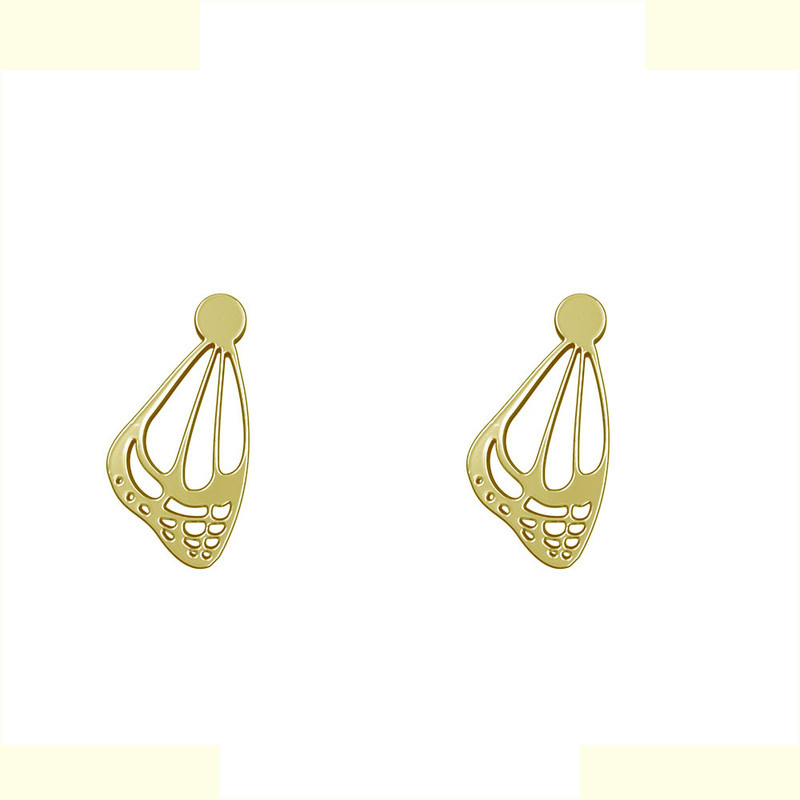 گوشواره طلا 18 عیار زنانه مدوپد مدل بال پروانه کد GA1-11133 گوشواره طلا 18 عیار زنانه مدوپد مدل بال پروانه کد GA1-11133