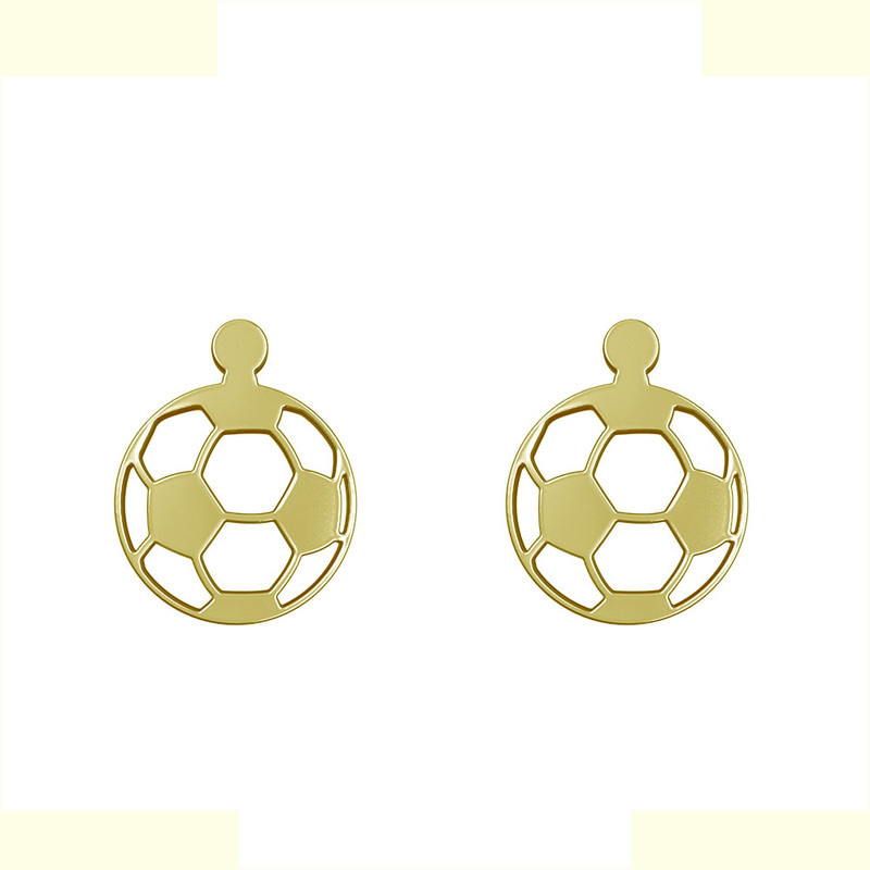 گوشواره طلا 18 عیار زنانه مدوپد مدل توپ فوتبال کد GA1-11161 گوشواره طلا 18 عیار زنانه مدوپد مدل توپ فوتبال کد GA1-11161
