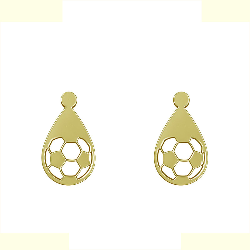 گوشواره طلا 18 عیار زنانه مدوپد مدل توپ فوتبال کد GA1-11165 گوشواره طلا 18 عیار زنانه مدوپد مدل توپ فوتبال کد GA1-11165