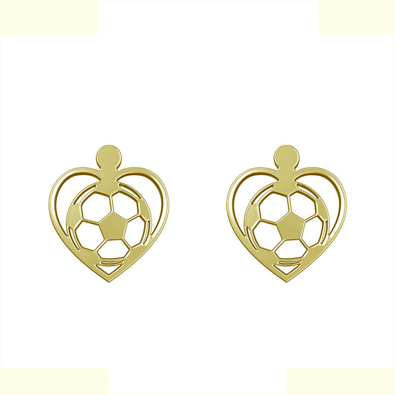 گوشواره طلا 18 عیار زنانه مدوپد مدل توپ فوتبال کد GA1-11167 گوشواره طلا 18 عیار زنانه مدوپد مدل توپ فوتبال کد GA1-11167