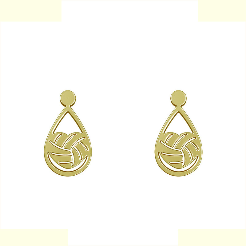 گوشواره طلا 18 عیار زنانه مدوپد مدل قلب کد GA1-11223