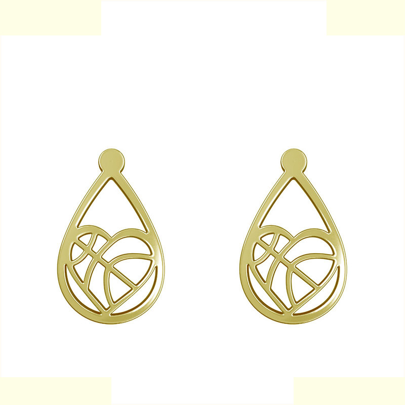 گوشواره طلا 18 عیار زنانه مدوپد مدل قلب کد GA1-11250 گوشواره طلا 18 عیار زنانه مدوپد مدل قلب کد GA1-11250