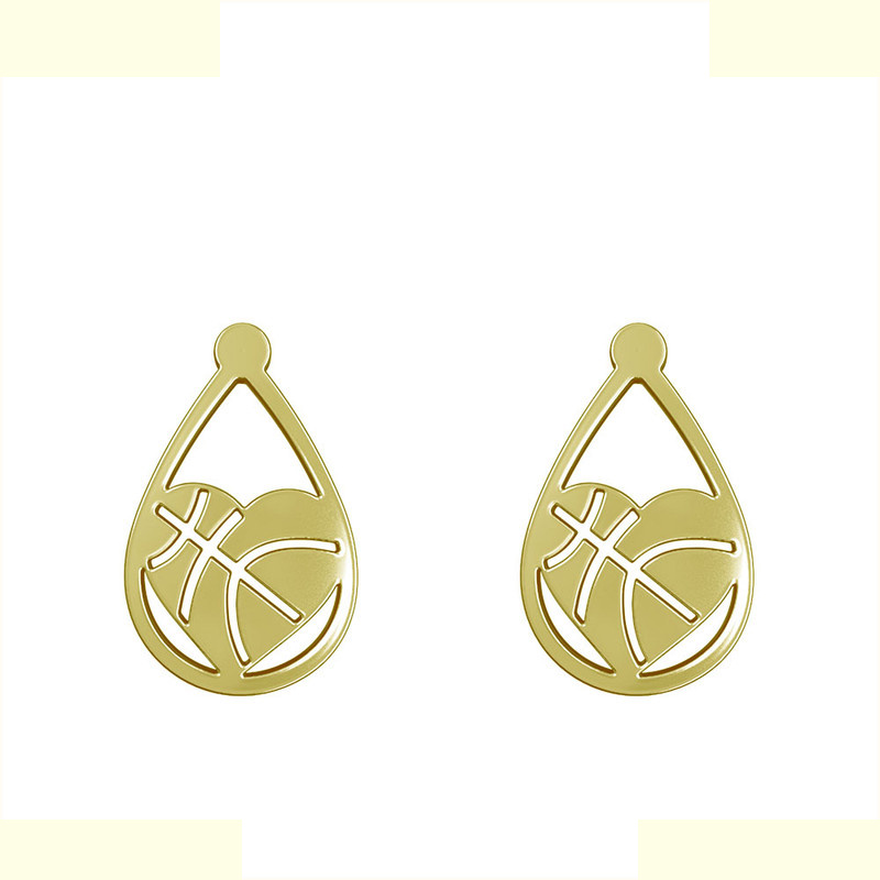 گوشواره طلا 18 عیار زنانه مدوپد مدل قلب کد GA1-11251 گوشواره طلا 18 عیار زنانه مدوپد مدل قلب کد GA1-11251