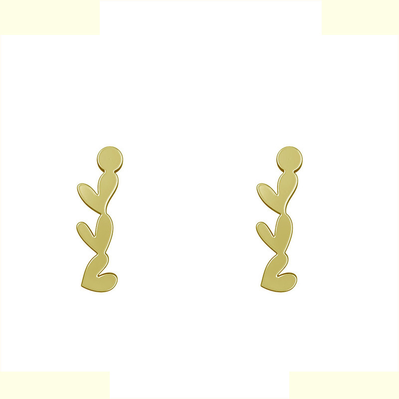 گوشواره طلا 18 عیار زنانه مدوپد مدل قلب کد GA1-11257 گوشواره طلا 18 عیار زنانه مدوپد مدل قلب کد GA1-11257