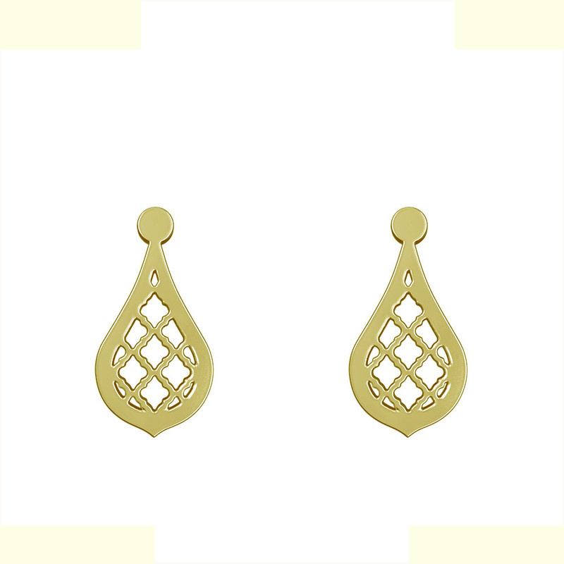 گوشواره طلا 18 عیار زنانه مدوپد مدل اشک کد GA1-11319 گوشواره طلا 18 عیار زنانه مدوپد مدل اشک کد GA1-11319