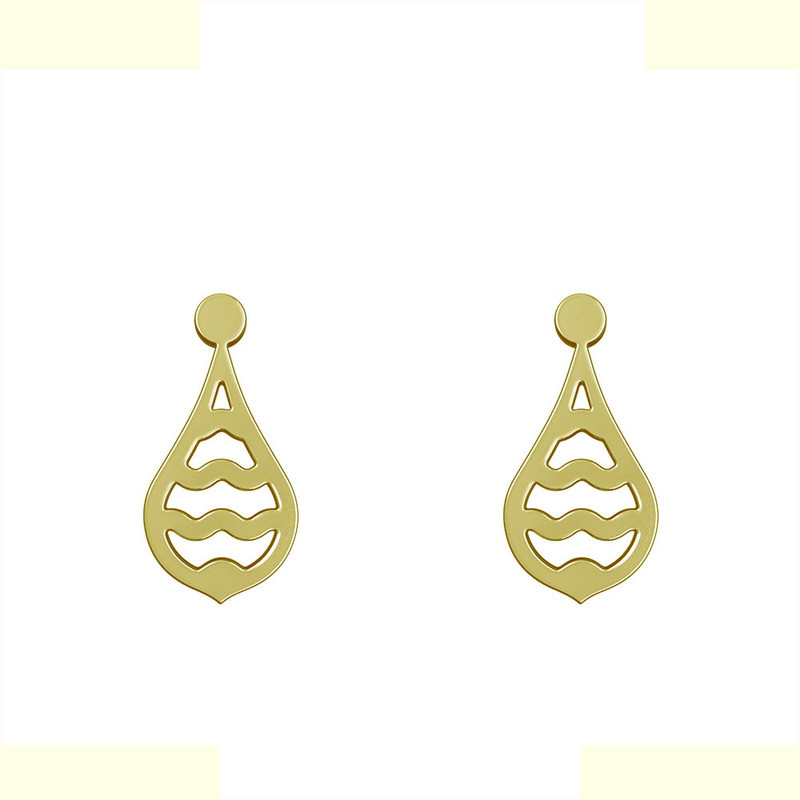 گوشواره طلا 18 عیار زنانه مدوپد مدل اشک کد GA1-11334 گوشواره طلا 18 عیار زنانه مدوپد مدل اشک کد GA1-11334