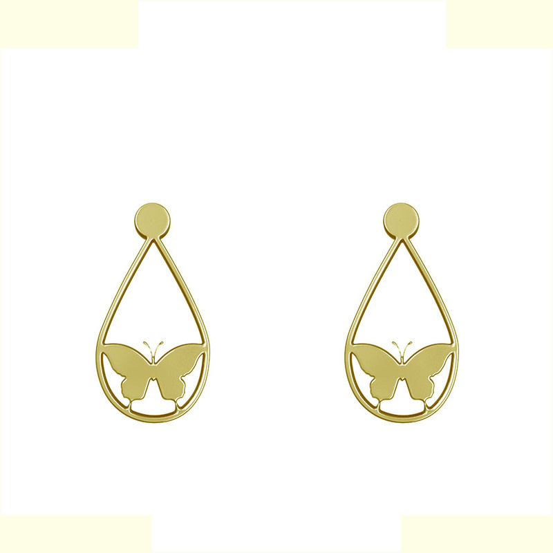 گوشواره طلا 18 عیار زنانه مدوپد مدل پروانه کد GA1-11338 گوشواره طلا 18 عیار زنانه مدوپد مدل پروانه کد GA1-11338