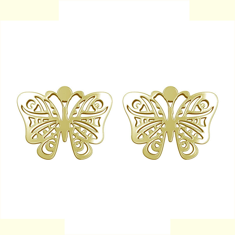 گوشواره طلا 18 عیار زنانه مدوپد مدل پروانه کد GA1-11356 گوشواره طلا 18 عیار زنانه مدوپد مدل پروانه کد GA1-11356