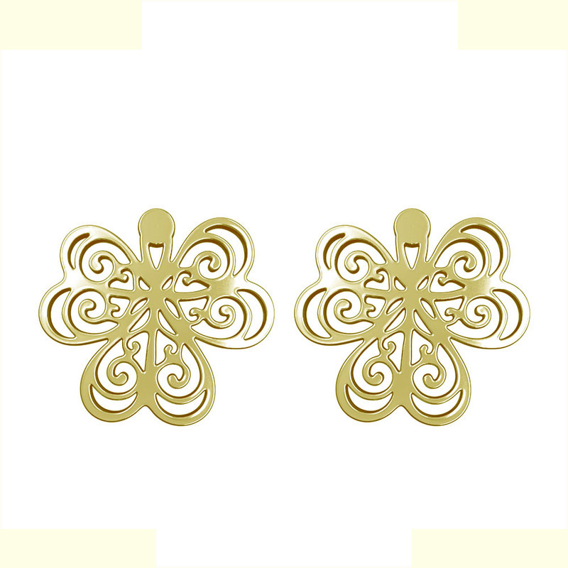 گوشواره طلا 18 عیار زنانه مدوپد مدل گل کد GA1-11389 گوشواره طلا 18 عیار زنانه مدوپد مدل گل کد GA1-11389