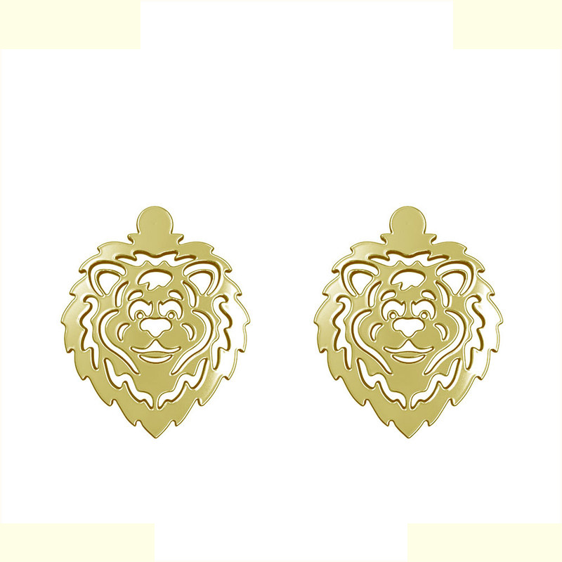 گوشواره طلا 18 عیار زنانه مدوپد مدل شیر کد GA1-11400 گوشواره طلا 18 عیار زنانه مدوپد مدل شیر کد GA1-11400