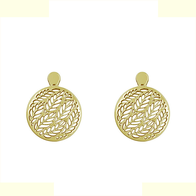 گوشواره طلا 18 عیار زنانه مدوپد مدل دایره کد GA1-11402 گوشواره طلا 18 عیار زنانه مدوپد مدل دایره کد GA1-11402