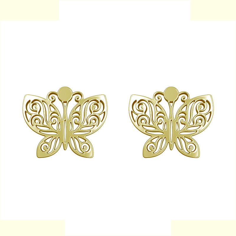 گوشواره طلا 18 عیار زنانه مدوپد مدل پروانه کد GA1-11420 گوشواره طلا 18 عیار زنانه مدوپد مدل پروانه کد GA1-11420