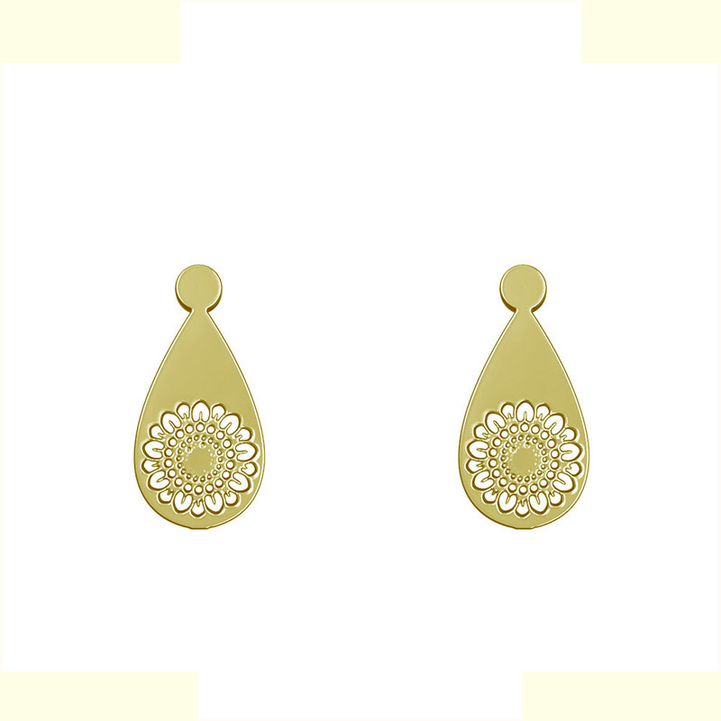 گوشواره طلا 18 عیار زنانه مدوپد مدل گل کد GA1-11436 گوشواره طلا 18 عیار زنانه مدوپد مدل گل کد GA1-11436