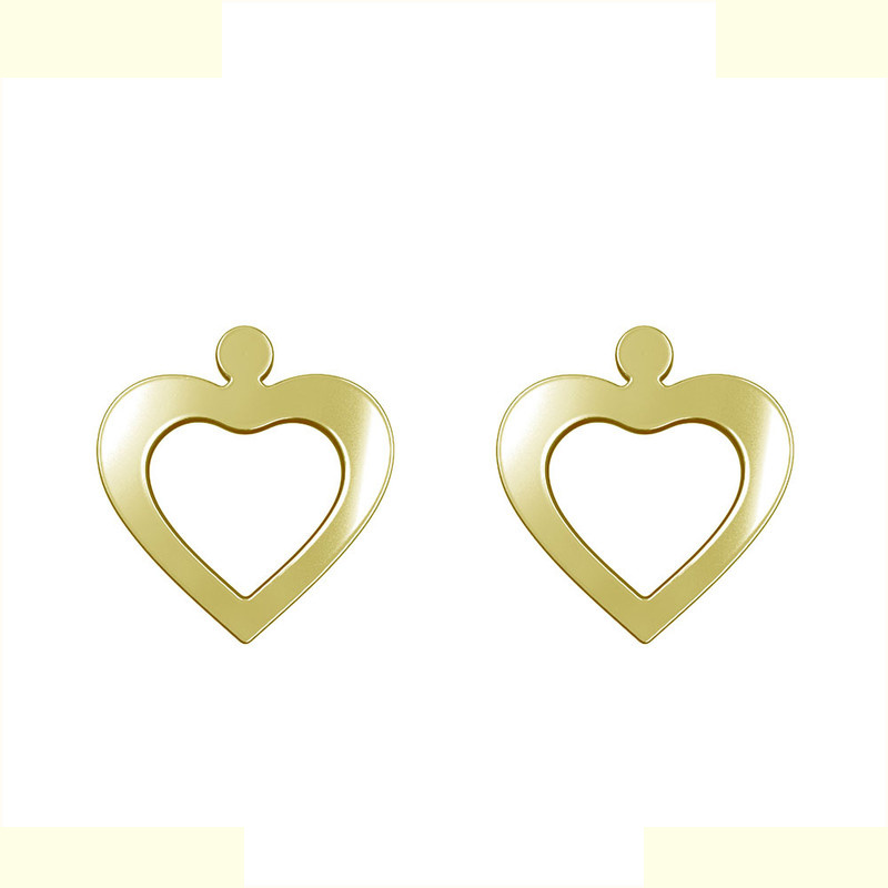 گوشواره طلا 18 عیار زنانه مدوپد مدل قلب کد GA1-11442 گوشواره طلا 18 عیار زنانه مدوپد مدل قلب کد GA1-11442