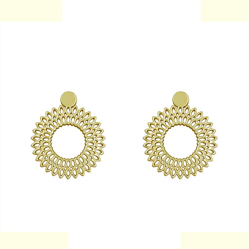 گوشواره طلا 18 عیار زنانه مدوپد مدل گل کد GA1-11471 گوشواره طلا 18 عیار زنانه مدوپد مدل گل کد GA1-11471