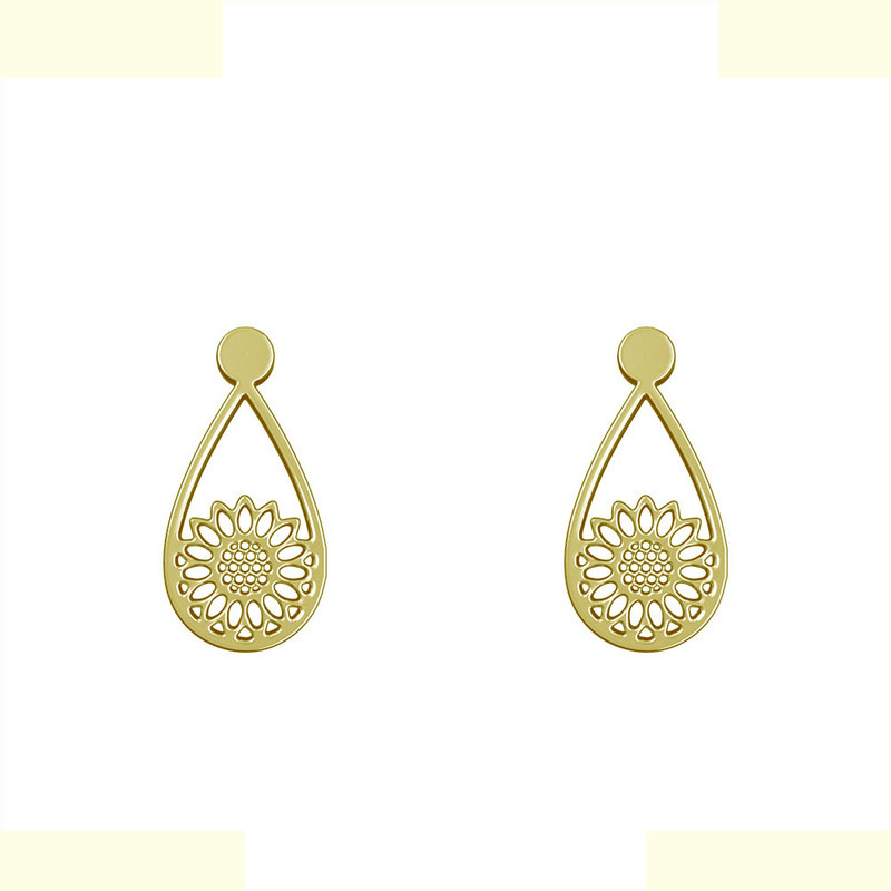 گوشواره طلا 18 عیار زنانه مدوپد مدل گل کد GA1-11475 گوشواره طلا 18 عیار زنانه مدوپد مدل گل کد GA1-11475
