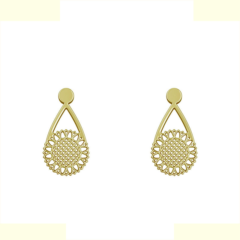 گوشواره طلا 18 عیار زنانه مدوپد مدل گل کد GA1-11477 گوشواره طلا 18 عیار زنانه مدوپد مدل گل کد GA1-11477