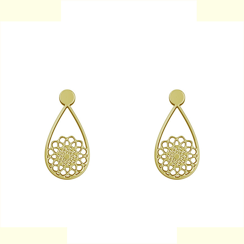 گوشواره طلا 18 عیار زنانه مدوپد مدل گل کد GA1-11512 گوشواره طلا 18 عیار زنانه مدوپد مدل گل کد GA1-11512