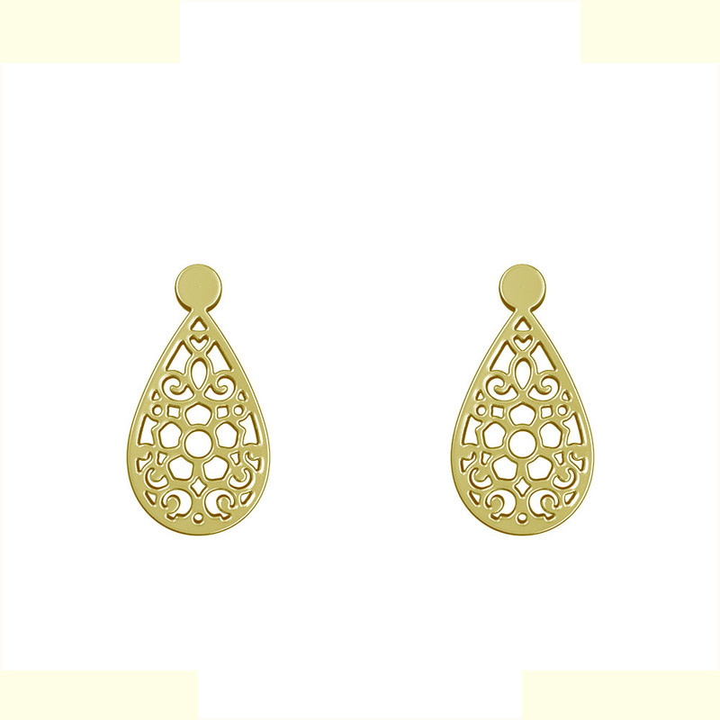 گوشواره طلا 18 عیار زنانه مدوپد مدل اشک کد GA1-11522 گوشواره طلا 18 عیار زنانه مدوپد مدل اشک کد GA1-11522