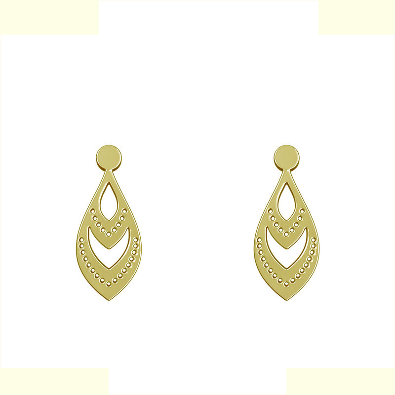 گوشواره طلا 18 عیار زنانه مدوپد مدل اشک کد GA1-11531 گوشواره طلا 18 عیار زنانه مدوپد مدل اشک کد GA1-11531