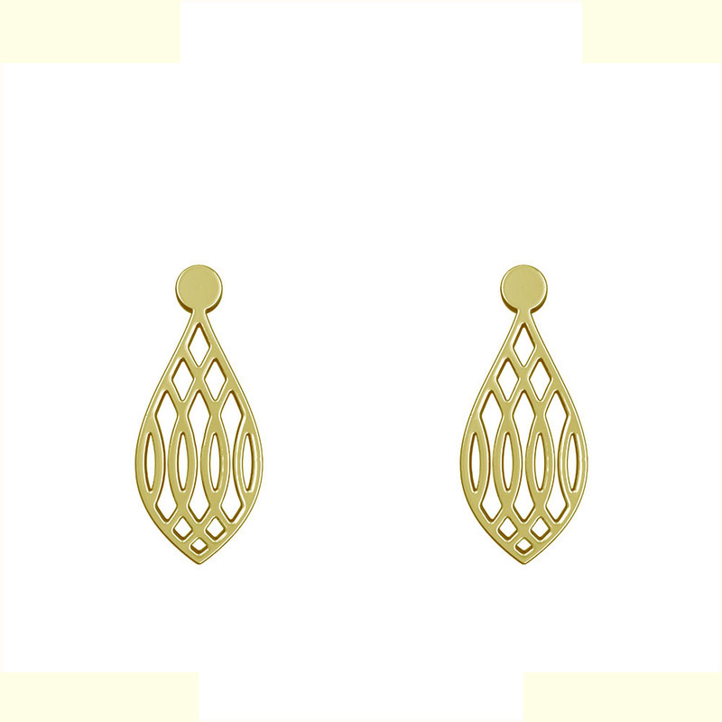 گوشواره طلا 18 عیار زنانه مدوپد مدل اشک کد GA1-11564 گوشواره طلا 18 عیار زنانه مدوپد مدل اشک کد GA1-11564