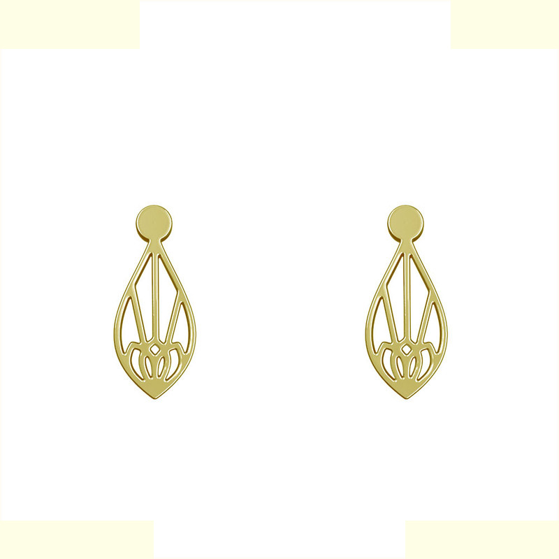 گوشواره طلا 18 عیار زنانه مدوپد مدل اشک کد GA1-11579 گوشواره طلا 18 عیار زنانه مدوپد مدل اشک کد GA1-11579