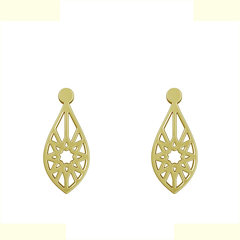 گوشواره طلا 18 عیار زنانه مدوپد مدل اشک کد GA1-11599 گوشواره طلا 18 عیار زنانه مدوپد مدل اشک کد GA1-11599