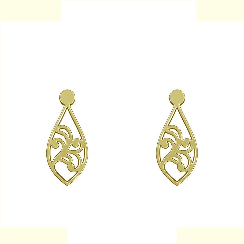 گوشواره طلا 18 عیار زنانه مدوپد مدل اشک کد GA1-11600 گوشواره طلا 18 عیار زنانه مدوپد مدل اشک کد GA1-11600