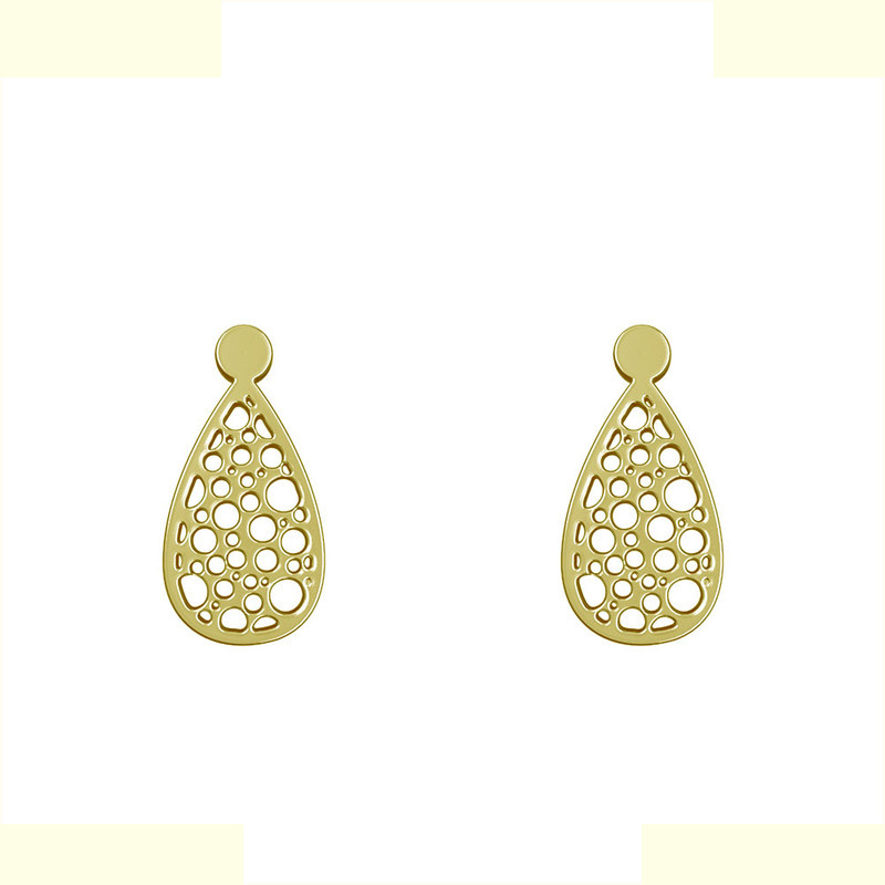 گوشواره طلا 18 عیار زنانه مدوپد مدل اشک کد GA1-11614 گوشواره طلا 18 عیار زنانه مدوپد مدل اشک کد GA1-11614